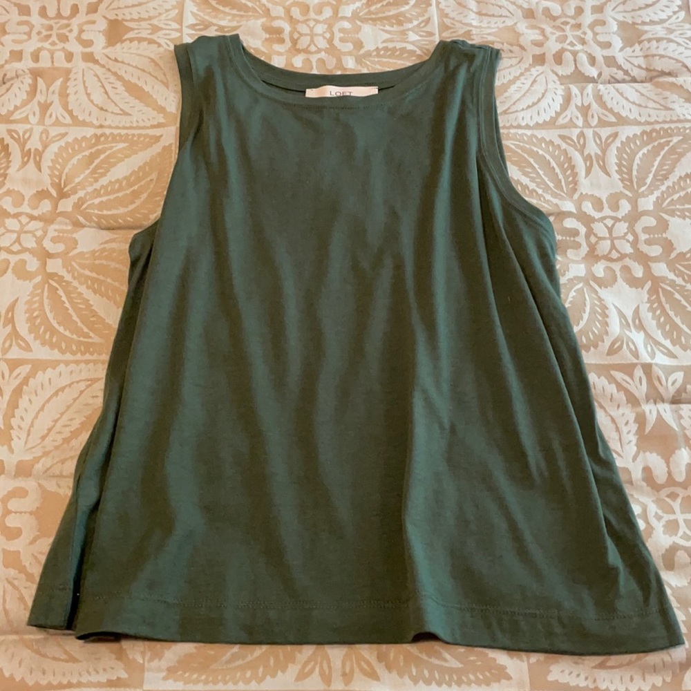 LOFT green muscle tank S